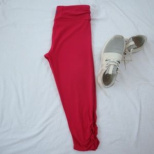 Zobha 3/4 Rouched Workout Pant, Size 6